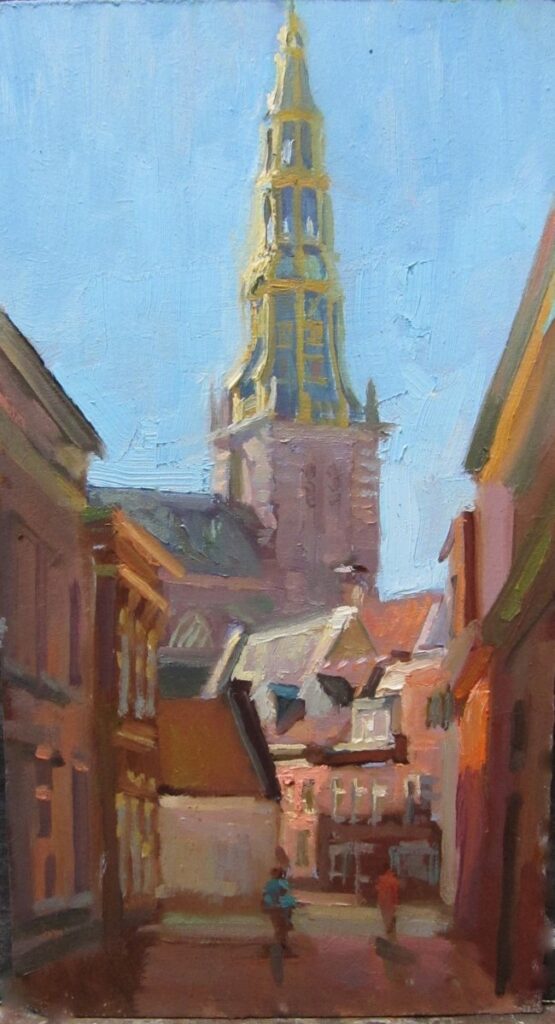 Brugstraat in strijklicht